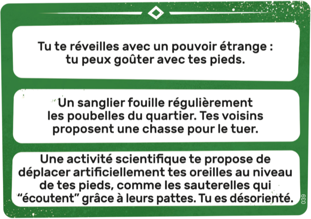Carte de situations Feelings – Bien-être animal (verte)